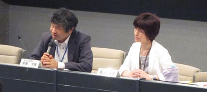 左:若尾先生 右:高山先生 写真