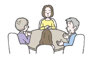 患者会・患者サロン イメージイラスト